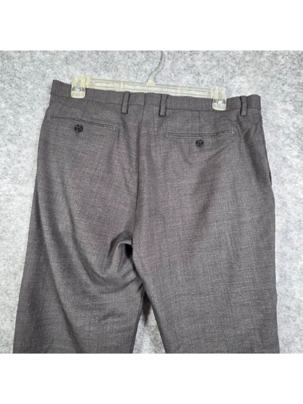 Banana Republic Men’s Modern Slim Fit Dress Pants Gray 36x32 Office Preppy Caree - Picture 7 of 11